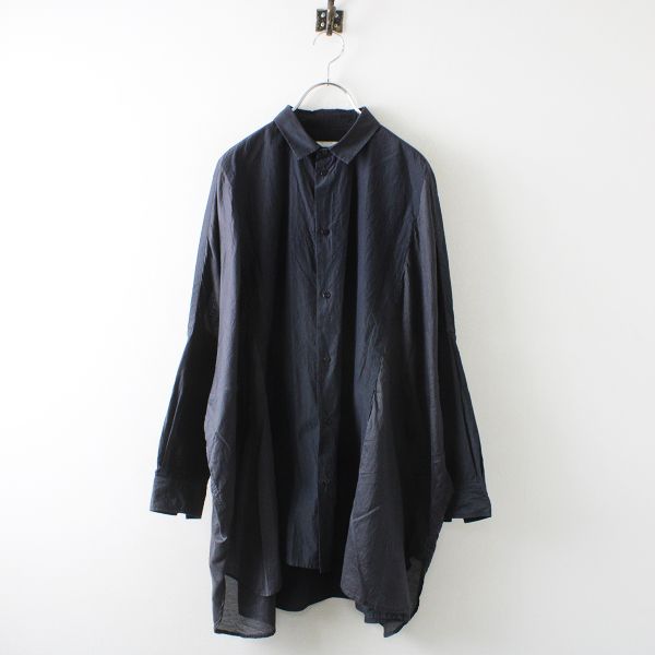 TOUJOURS トゥジュー ファイン ヤーン コットン シャツ “Ruffle