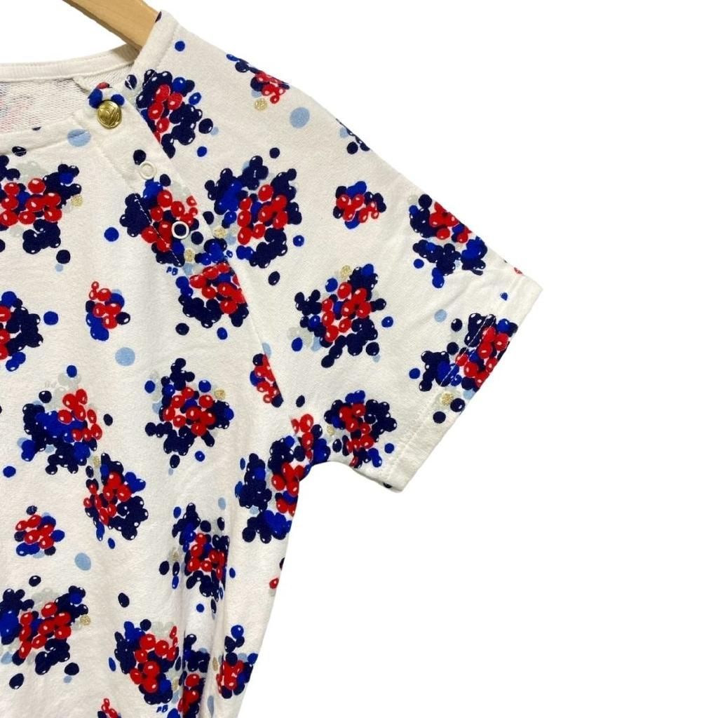 プチバターワンピース新品PETIT BATEAU 花柄半袖ワンピース Petit Bateau プチバトー 花柄 半袖 ワンピース 114cm - メルカリ