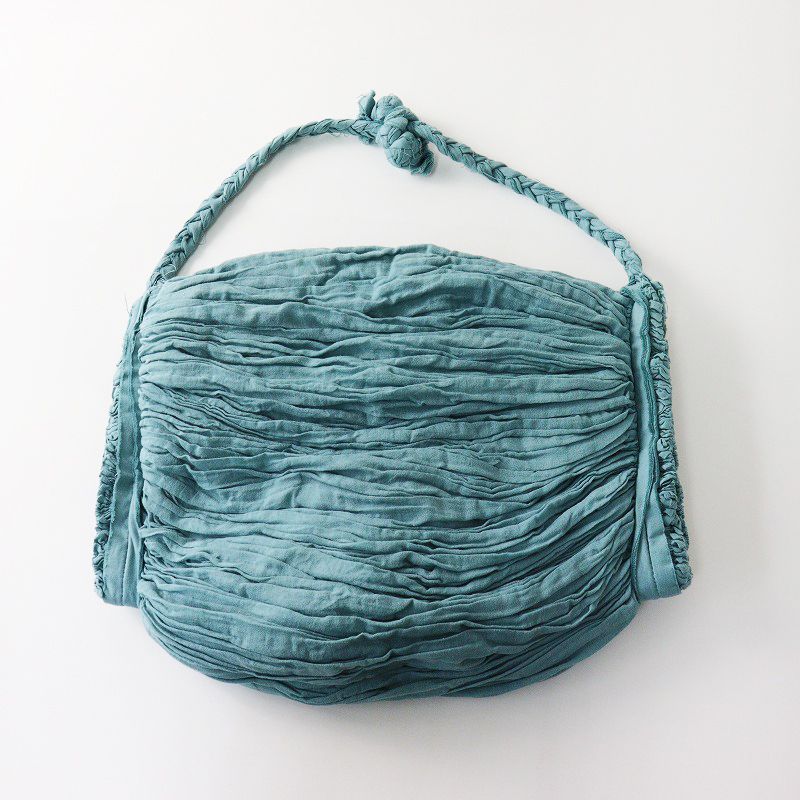 スズキタカユキ suzuki takayuki gather bag ギャザーバッグ/グリーン