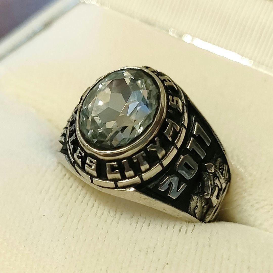 2011年 カレッジリング スターリングシルバー 925 ヴィンテージ 2011年 カレッジリング スターリングシルバー 925 ヴィンテージ