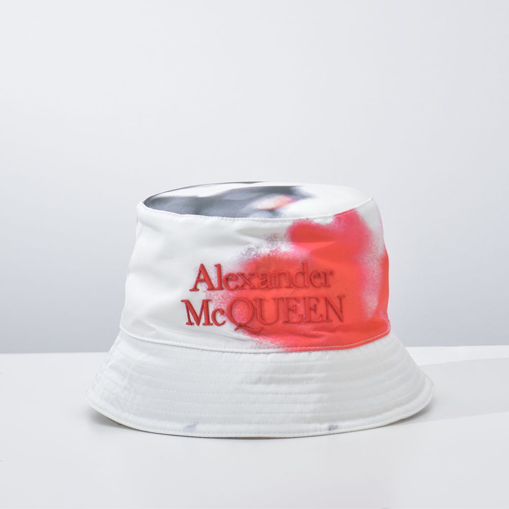 ALEXANDER McQUEEN 帽子 ハット バケットハット プリント ロゴ