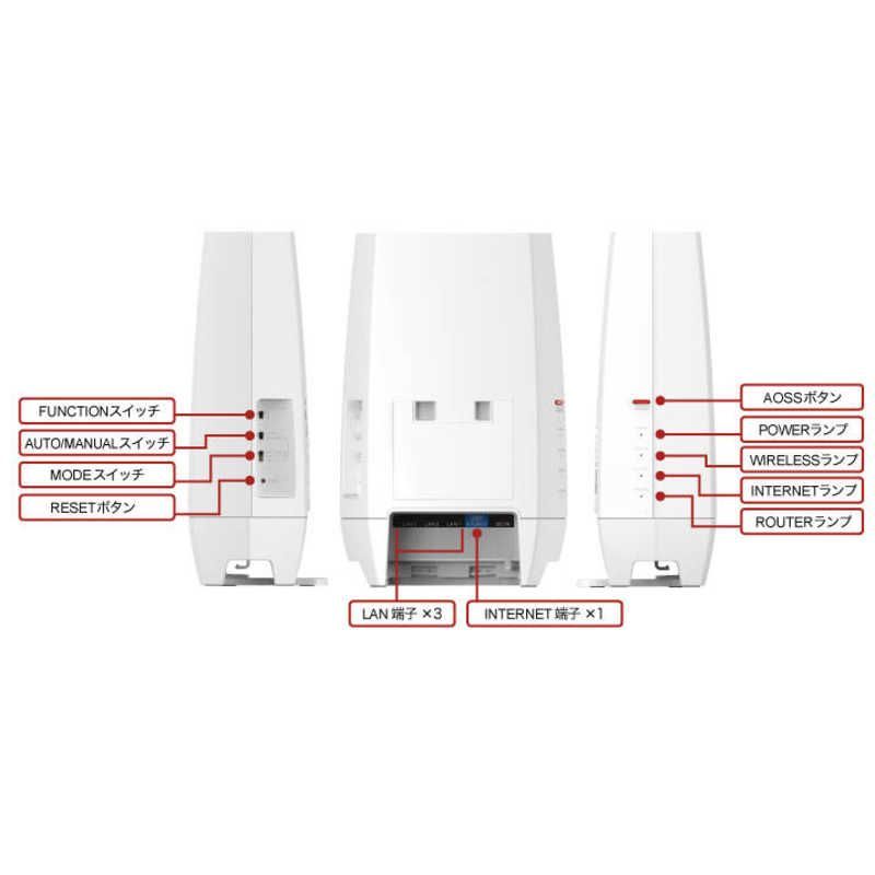100％本物保証。 未開封 BUFFALO Wi-Fiルーター AirStation Wi-Fi6E 11ax 対応 2401＋2401＋573Mbps WNR-5400XE6P ♥ 送料無料 【特価セール・SALE】