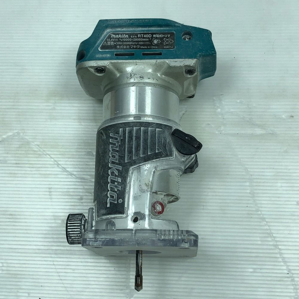 ◇◇MAKITA マキタ 電動工具 トリマー 本体のみ コードレス式 RT40D ブルー