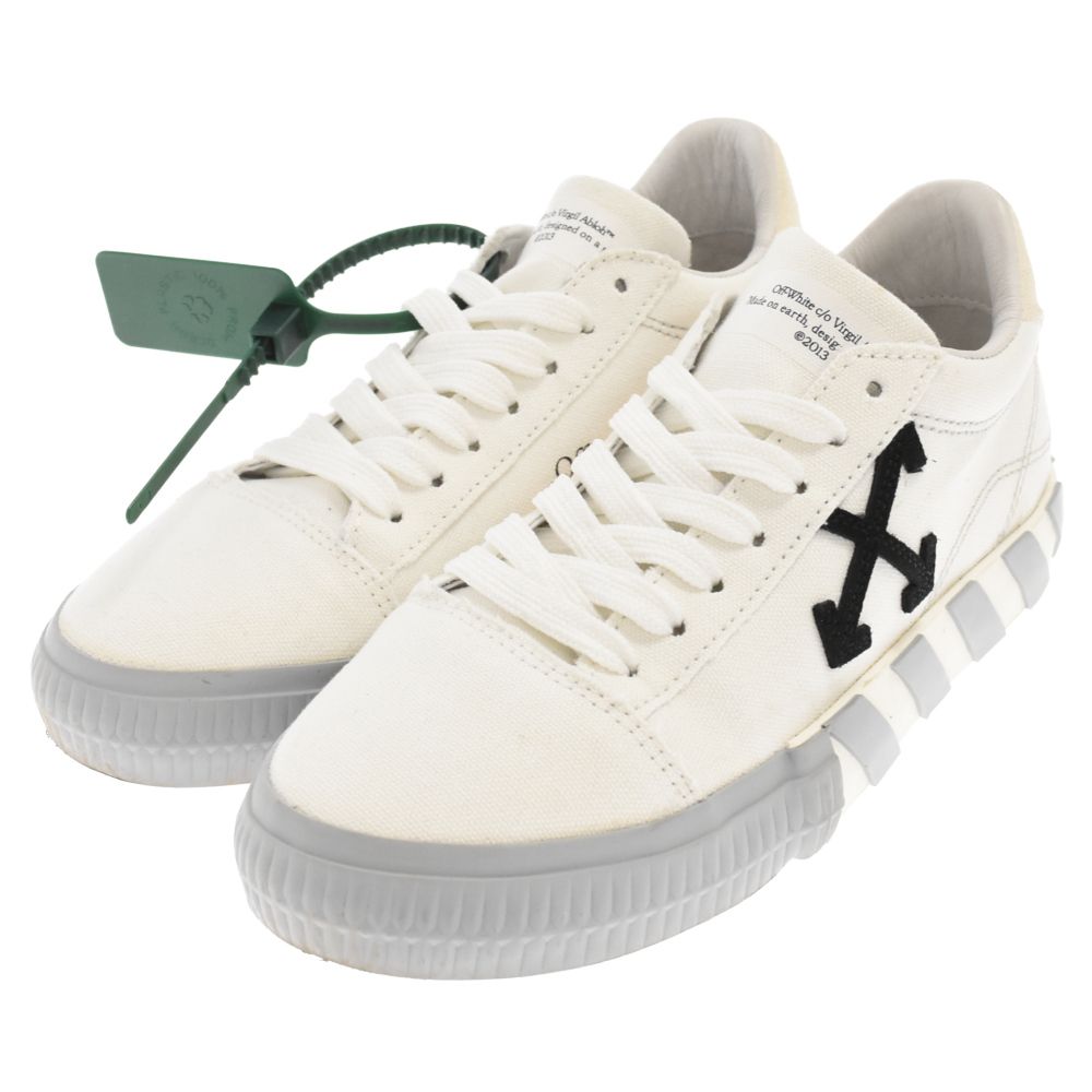 OFF-WHITE (オフホワイト) LOW VULCANIZED サイドロゴ ローカット