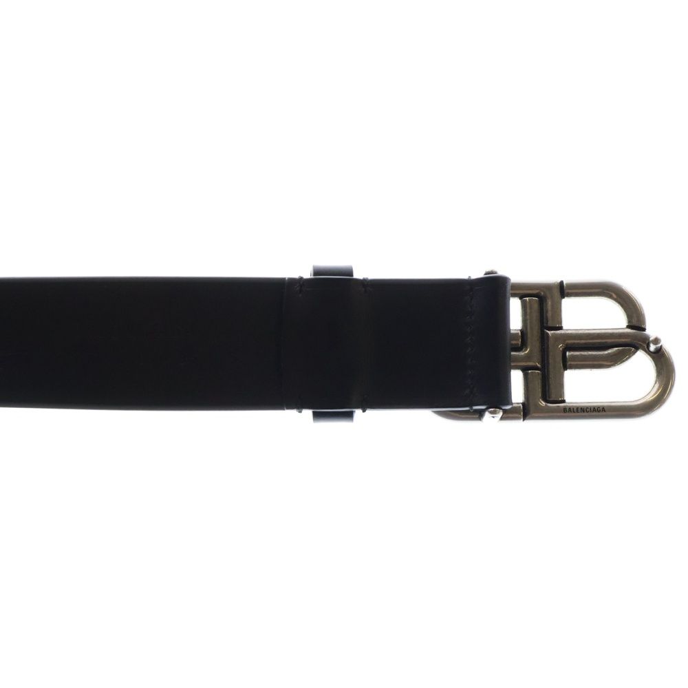 BALENCIAGA (バレンシアガ) BBロゴシルバーバックル レザー