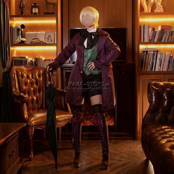 ◆黒執事II 風 アロイス?トランシー コスプレ 衣装 ウィッグ 靴 制服 cosplay 衣装 コスチューム 仮装 cosplay演出服 ハロウィンイ