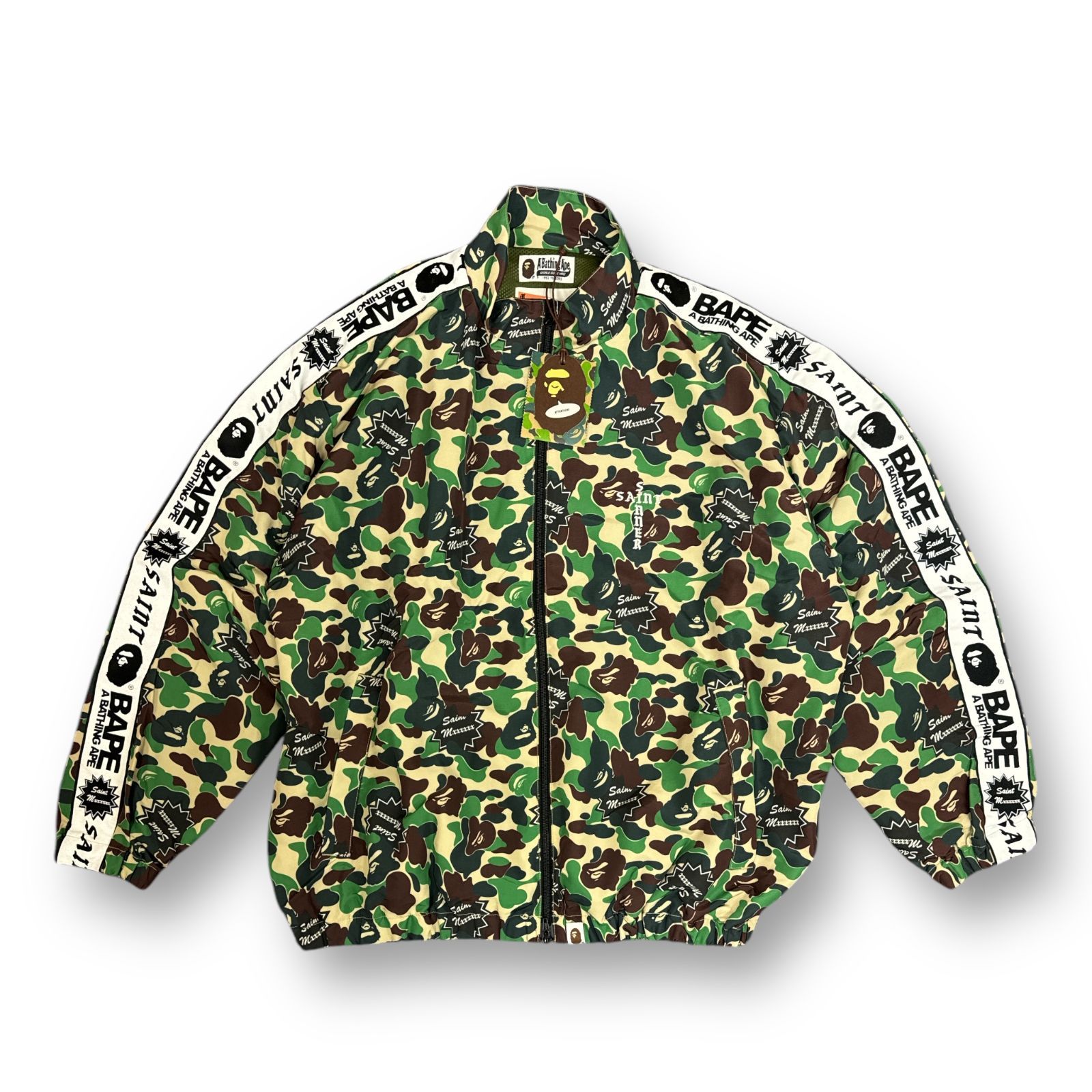 24SS セントマイケル ベイシングエイプ トラックジャケット L BAPE 24SS セントマイケル ベイシングエイプ トラックジャケット L BAPE