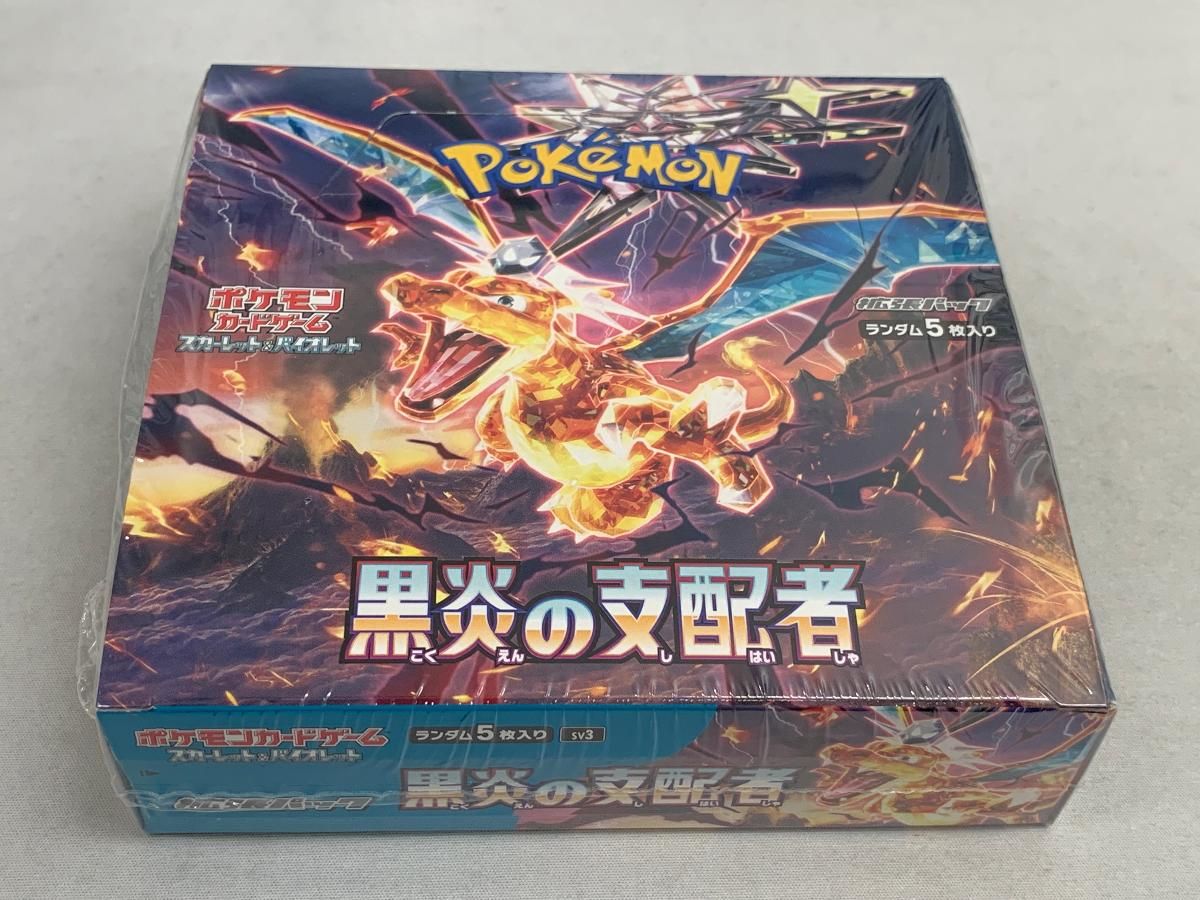 スカーレット＆バイオレット 拡張パック 黒炎の支配者 シュリンク BOX 傷有り ポケモンカード ポケカ