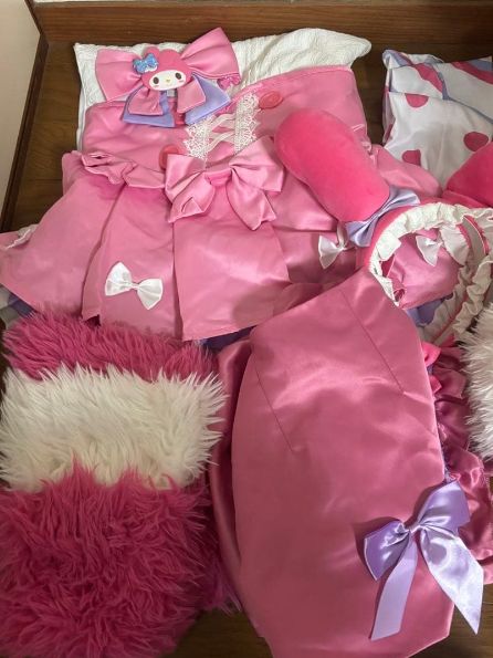 第五人格 応援団 マイメロ フルセット サンリオコラボ 衣装付 ウィッグ