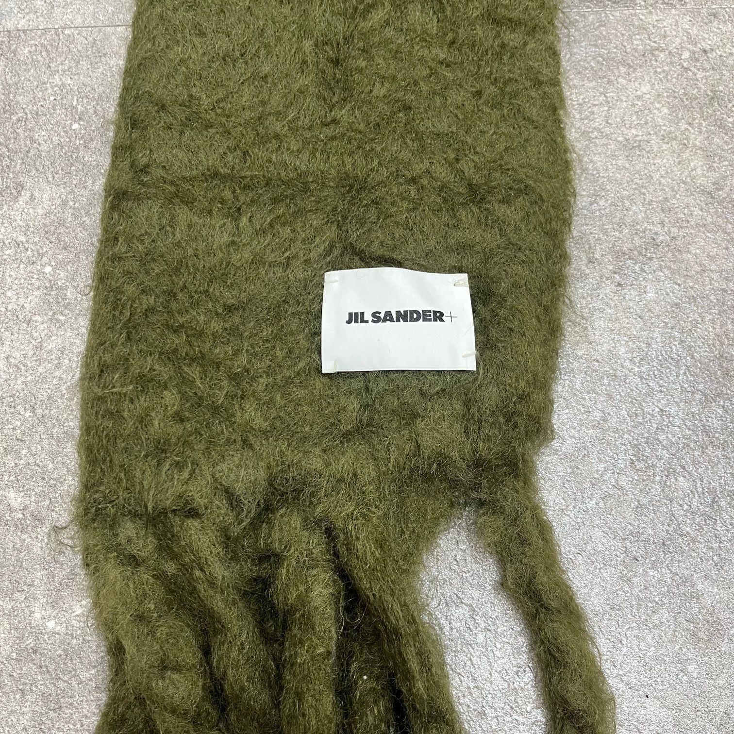 定価90200円 JIL SANDER SCARF モヘヤ ウール マフラー ジルサンダー