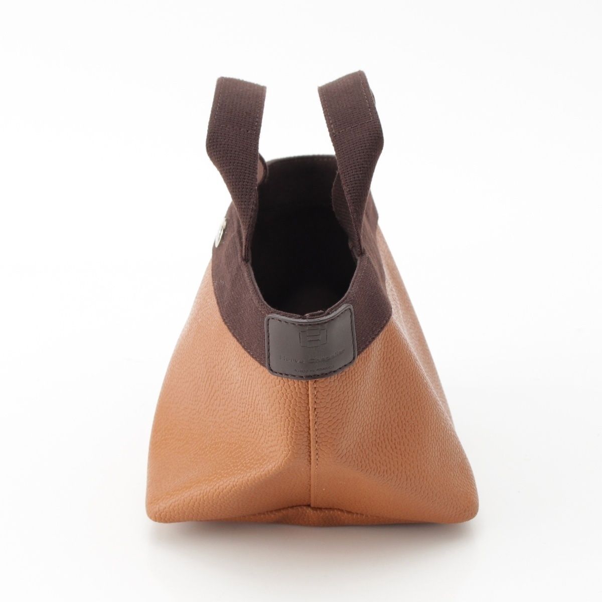 【新品未使用】エルベシャプリエ 701GP ヴィゴーニュ× モカ エルベ・シャプリエ リュクス 舟型トートS キャンバス レザー