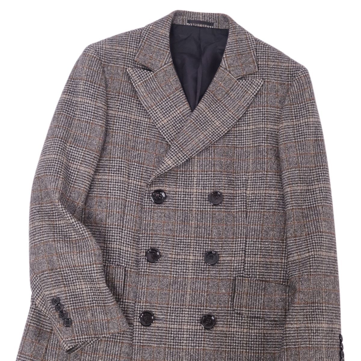 MACKINTOSH チェック柄 ダブルブレストコート レディース コート チェック柄 レトロ お洒落 ダブルブレスト