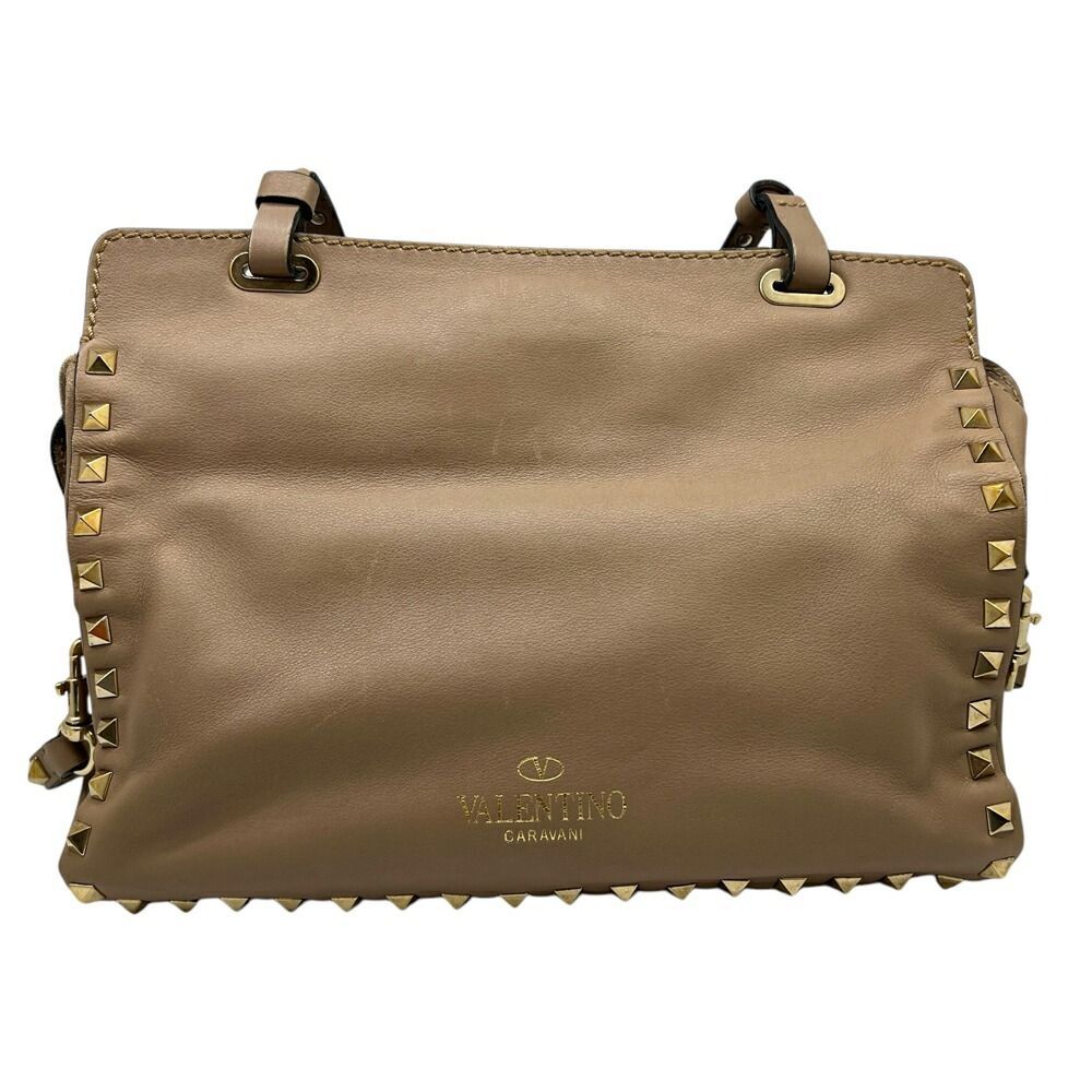 【良品】Valentino/ヴァレンチノ2wayハンドショルダーバッグ Valentino ヴァレンチノ ロックスタッズ 2WAY ハンドバッグ