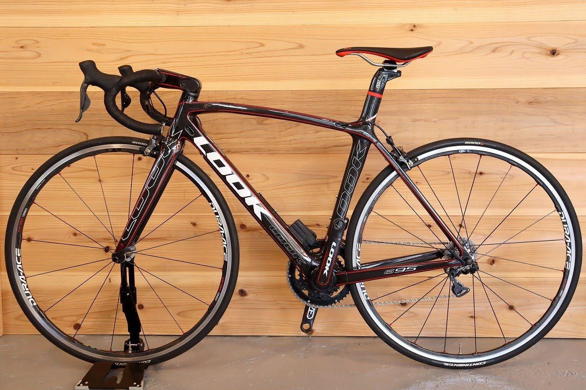 LOOK695XSサイズ デュラエースDi2 7970 10Sブラック/イエロー