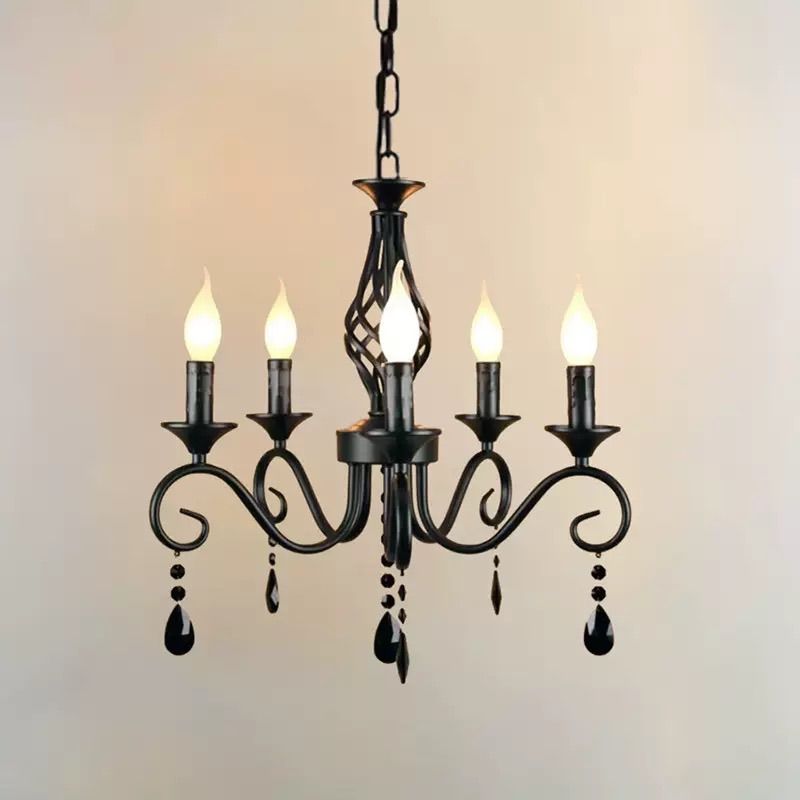 三色照明モード、調整可能LED電球は付きエレガント クリスタルシャンデリア 6灯 三色照明モード、調整可能LED電球は付きエレガント クリスタル