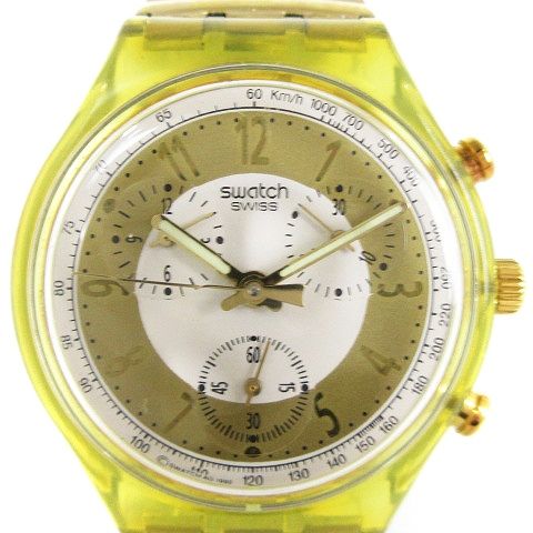 スウォッチ SWATCH 93年製 ヴィンテージ ゴールデングローブ 腕時計