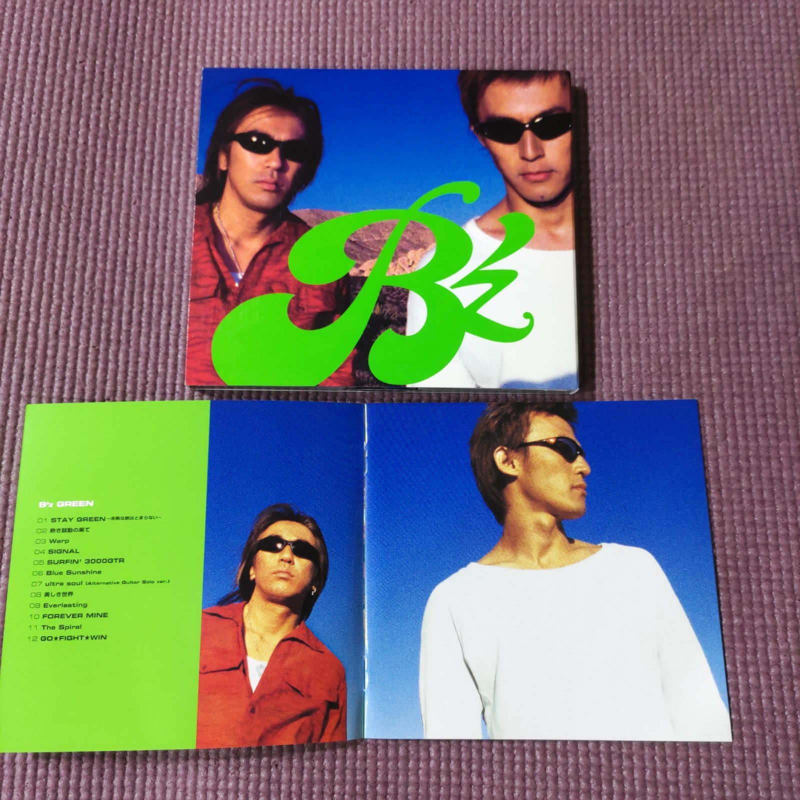 B'z 3セット 🟩「B'z/GREEN」 🟨 「B'z/BIG MACHINE」🟥 「ACTION