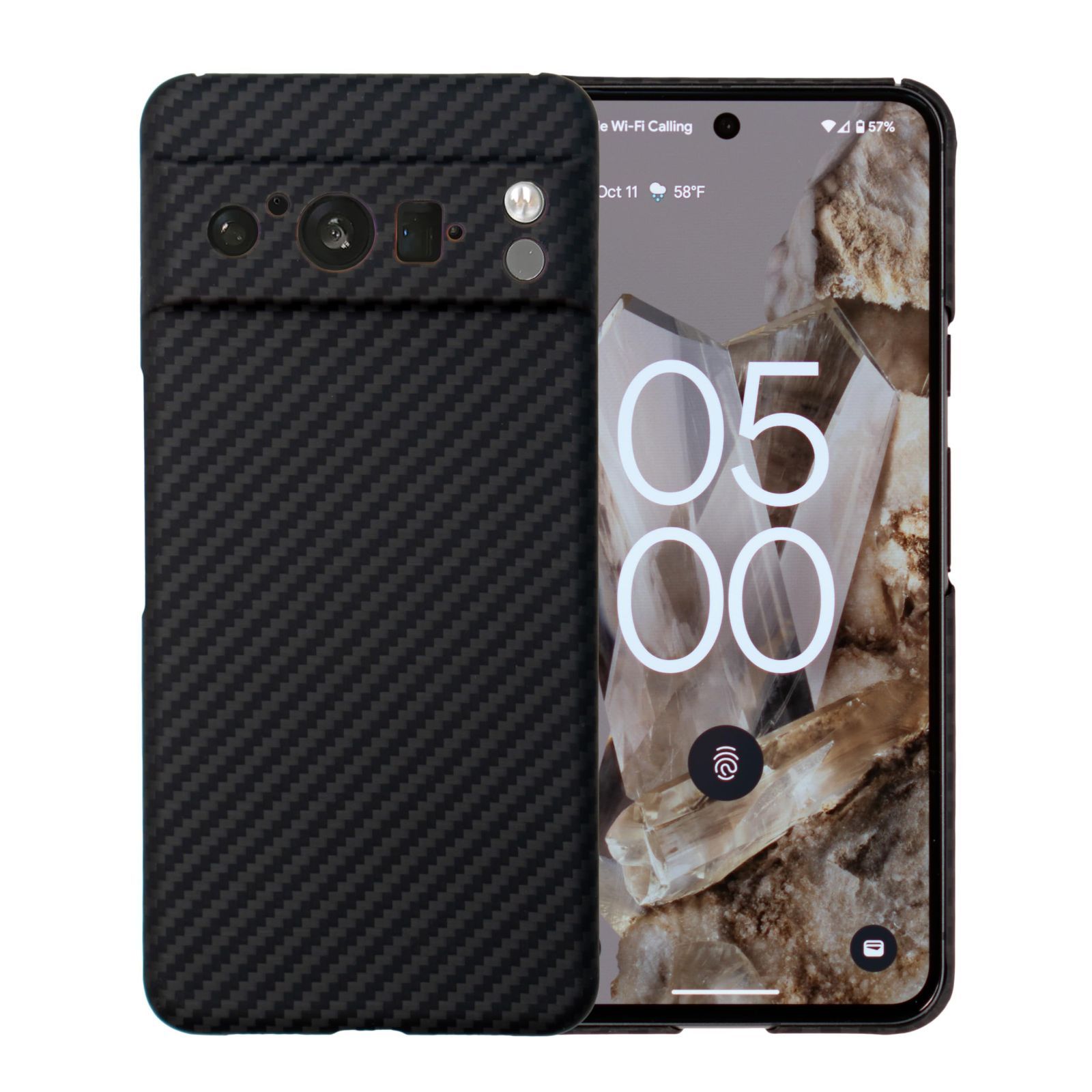 【数量限定】Google Pixel 8 Pro 対応 ケース Sisyphy アラミド繊維 カーボン風 Pixel8 Pro ケース極薄0.66mm 超軽量10g 耐衝撃 マット(黒/グレー) Pro 0 Pixel &frasl; ケース極薄0.6 耐