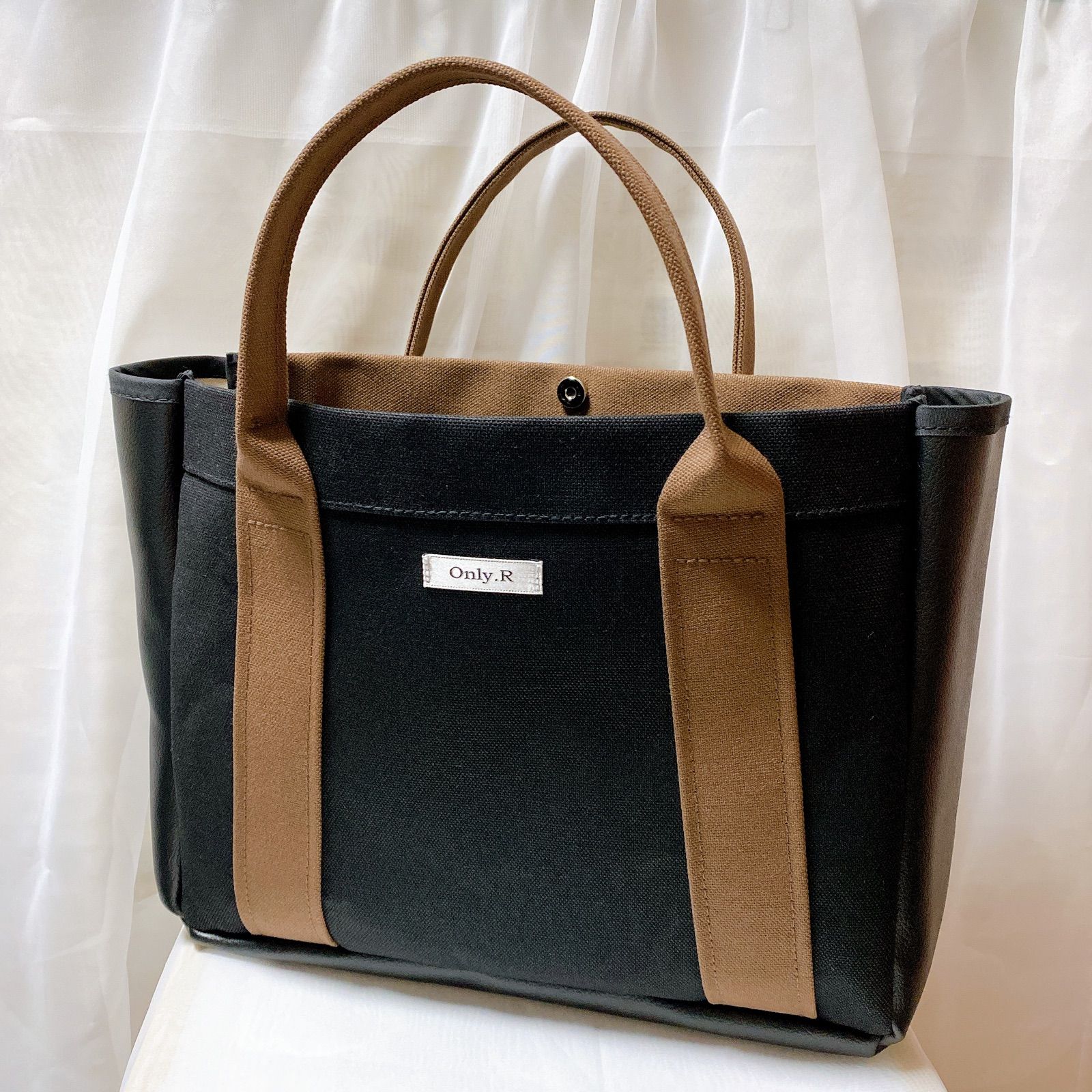 帆布トートバッグ ハンドメイド ラナサックス Rana Sacs ラメ帆布 