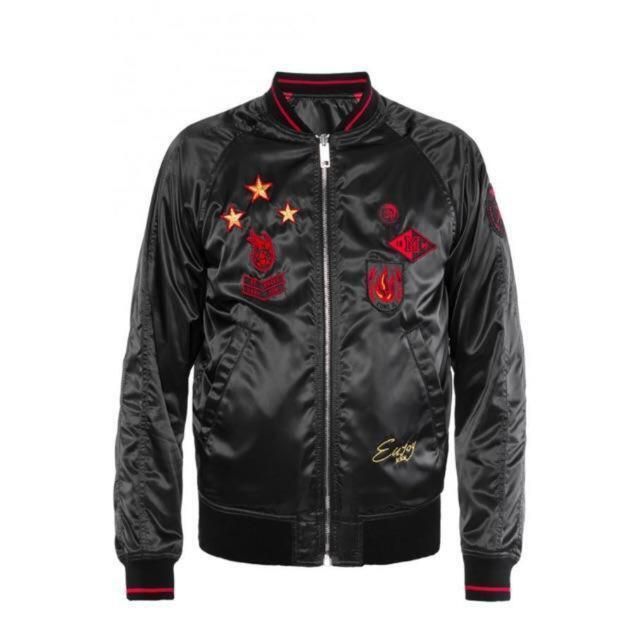 ディーゼル DIESEL スカジャン XL ac Milan ボンバージャケット 