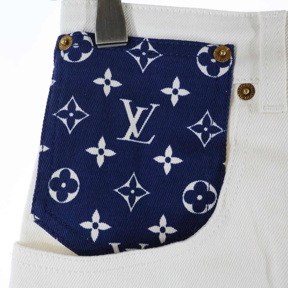 ルイ・ヴィトン ロゴデニムスカート LOUIS VUITTON ルイヴィトン ボトムス スカート レディース34
