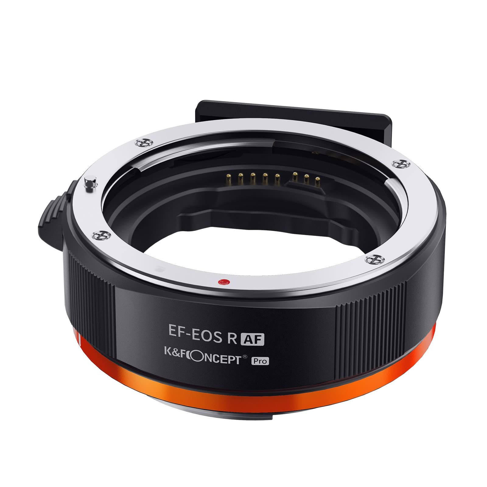 【迅速発送】Ku0026F Concept 電子マウントアダプター EF-EOS R AF機能 オートフォーカス キヤノンEF/EF-Sマウントレンズ → キヤノンRFマウント装着 電子接点付き 三脚座付き 手振れ補正 EXIFデータ記