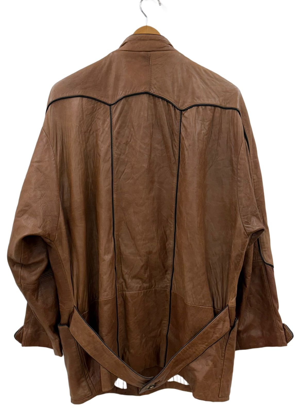 80s Ledermann レザー チロリアンジャケット ユーロ テーラード