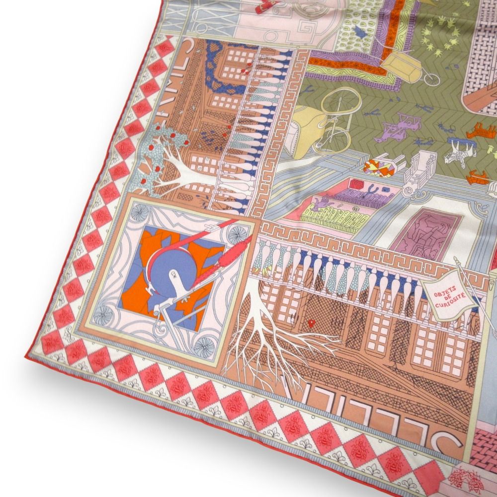 新品同様 22AW HERMES エルメス カレ90 OBJETS DE CURIOSITE