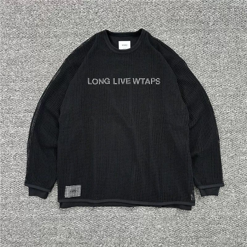 24ss WTAPSダブルタップス GHILL LS COTTON LLW BLACK ロングスリーブT 