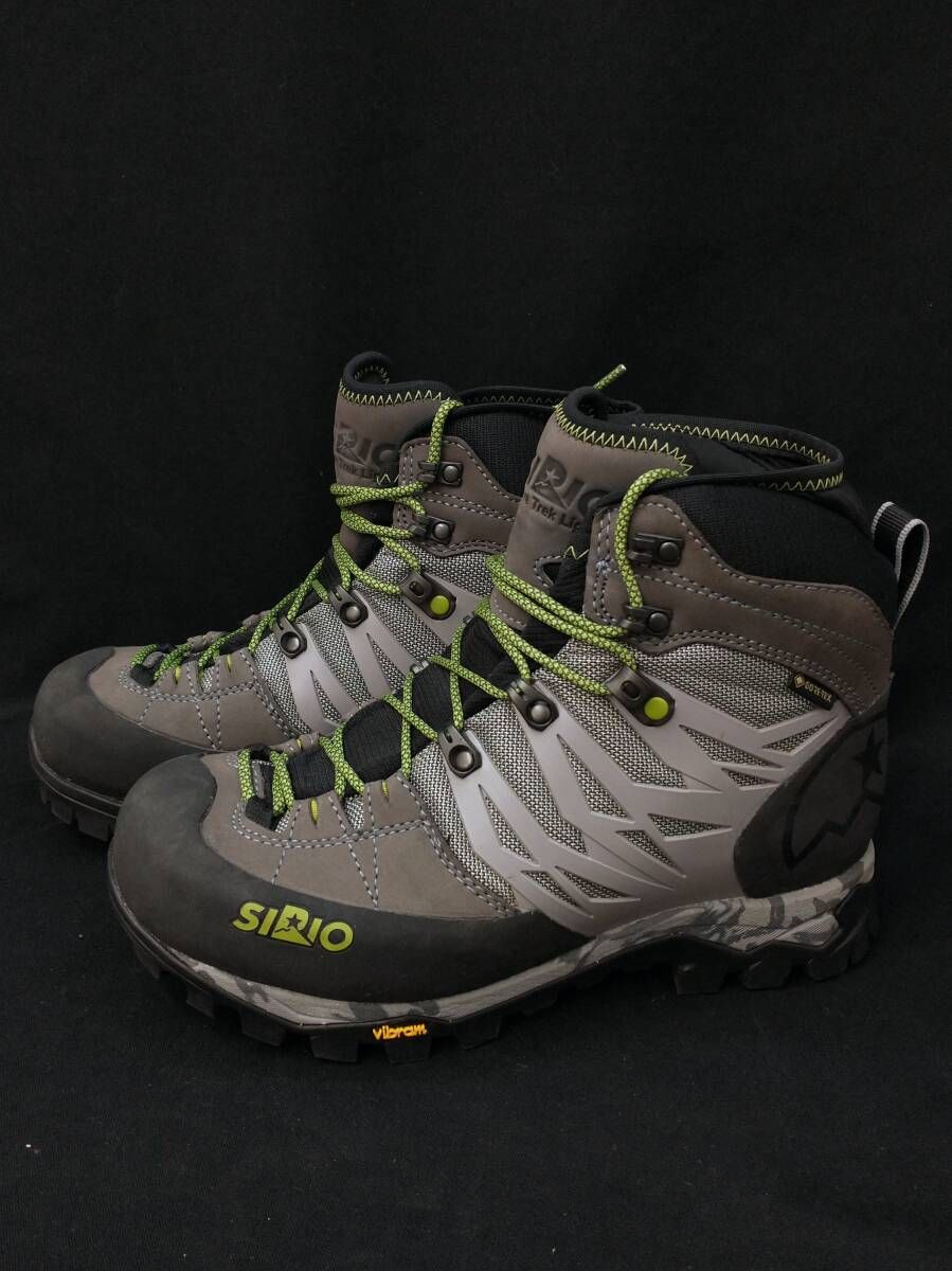 SIRIO P.F.46-3 GORE-TEX シリオ トレッキング ブーツ シューズ 24cm 登山 アウトドア ゴアテックス グレー PF46-3 TNN