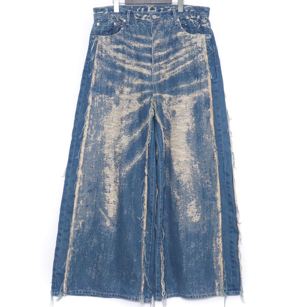 TAAKK DENIM WIDE PANTS/ワイドデニムパンツ TAAKK/ターク】DENIM WIDE PANTS/ワイドデニムパンツ（デニム