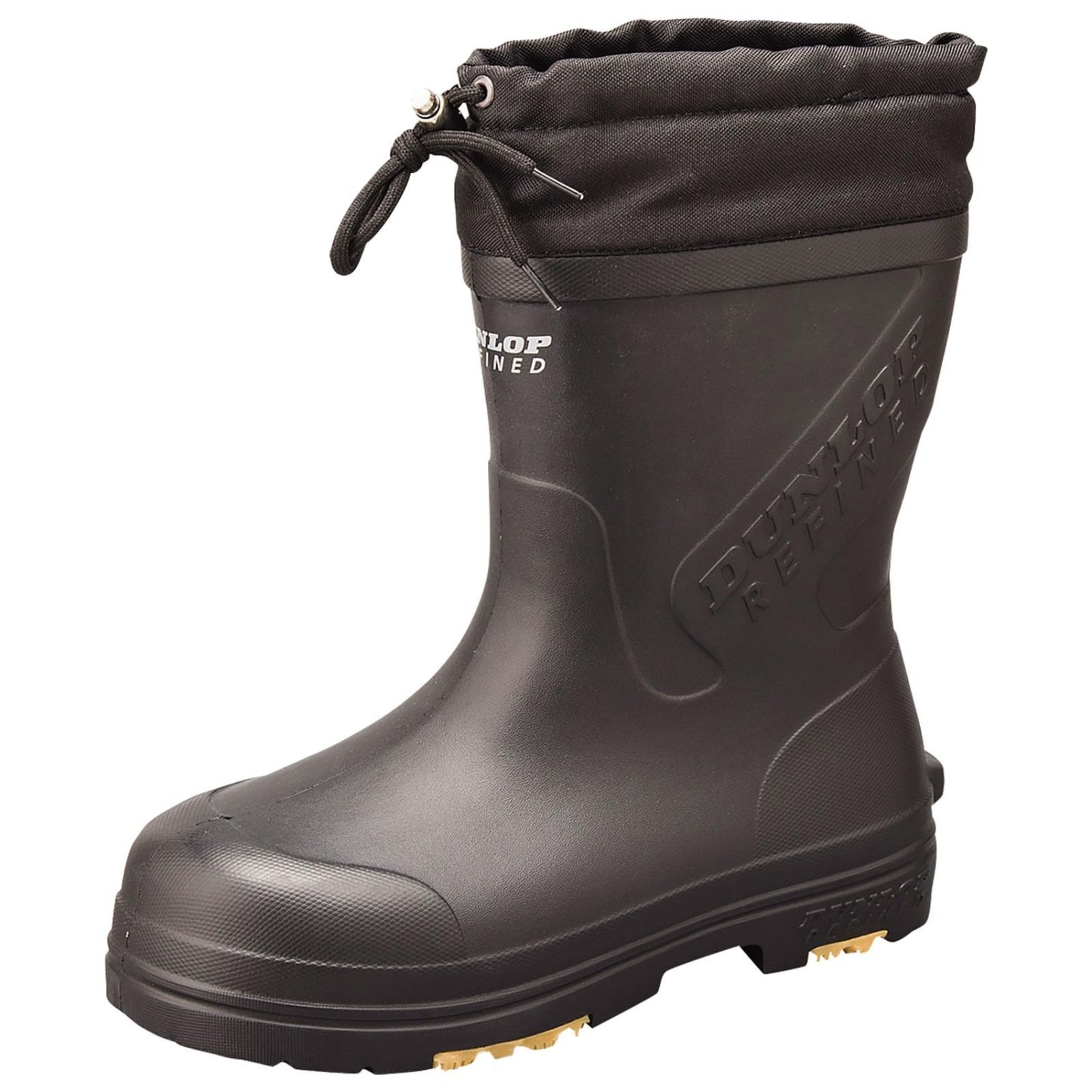 26.0~26.5 cm_ブラック [ダンロップリファインド] メンズ 防寒 長靴 スノーブーツ ボア素材 防水 冬 BG0812 ブラック 26.0~26.5 ブラック 在庫限りの商品写真