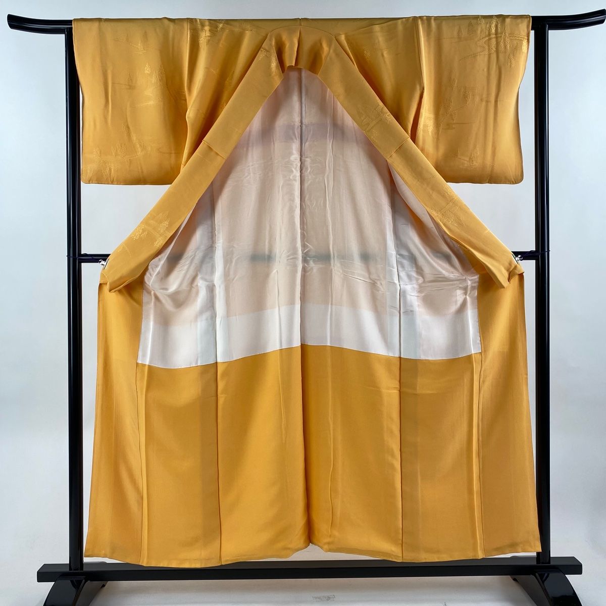 平和屋着物○上質な色無地 天鵞絨色 正絹 逸品 CAAZ8137vf 平和屋着物