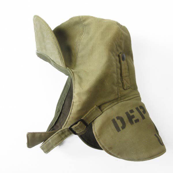 40s-50s USA製 実物 米軍 USCG US NAVY N-1 デッキキャップ 7-1/2