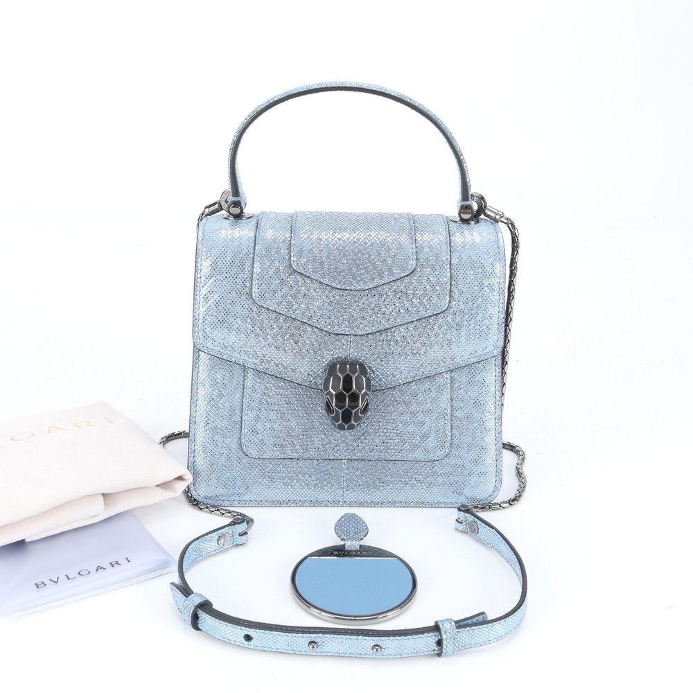 ブルガリ セルペンティ レザー 2way バッグ BVLGARI ブルガリ セルペンティ ショルダーバッグ ボディバッグ