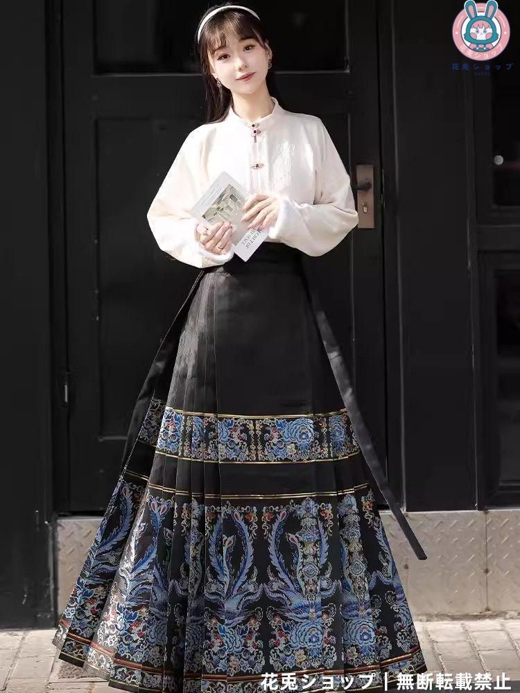 HF-170レトロ中華風漢服 レディース 日常ドレス 撮影用コスプレ衣装 美しい刺繍