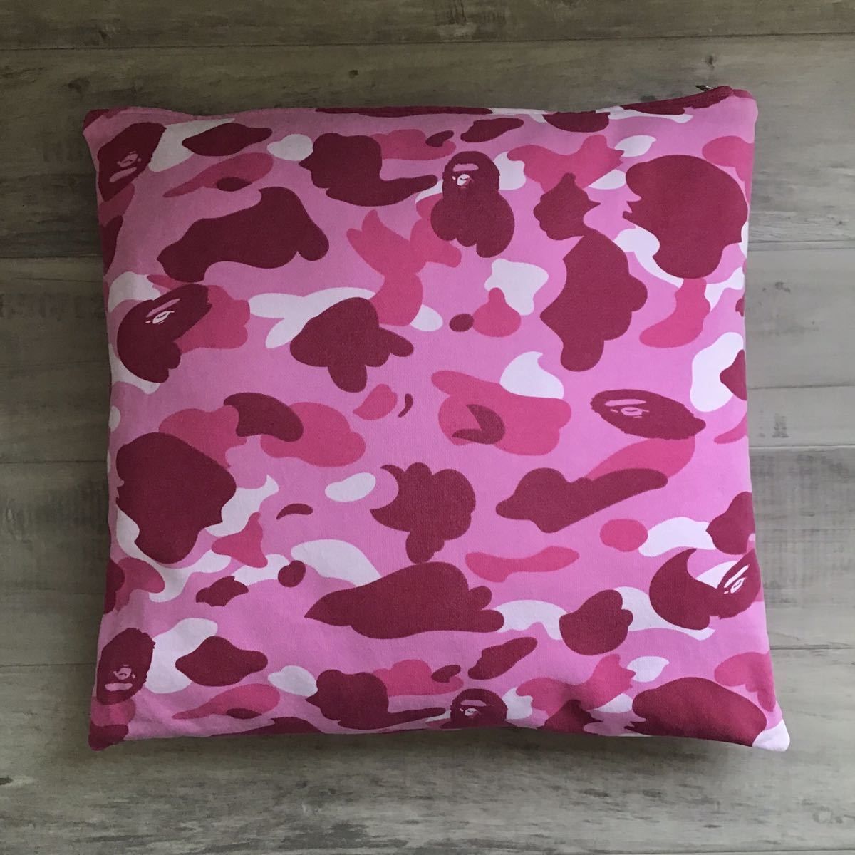 BAPE クッション Pink camo ベイプ a bathing ape - メルカリ