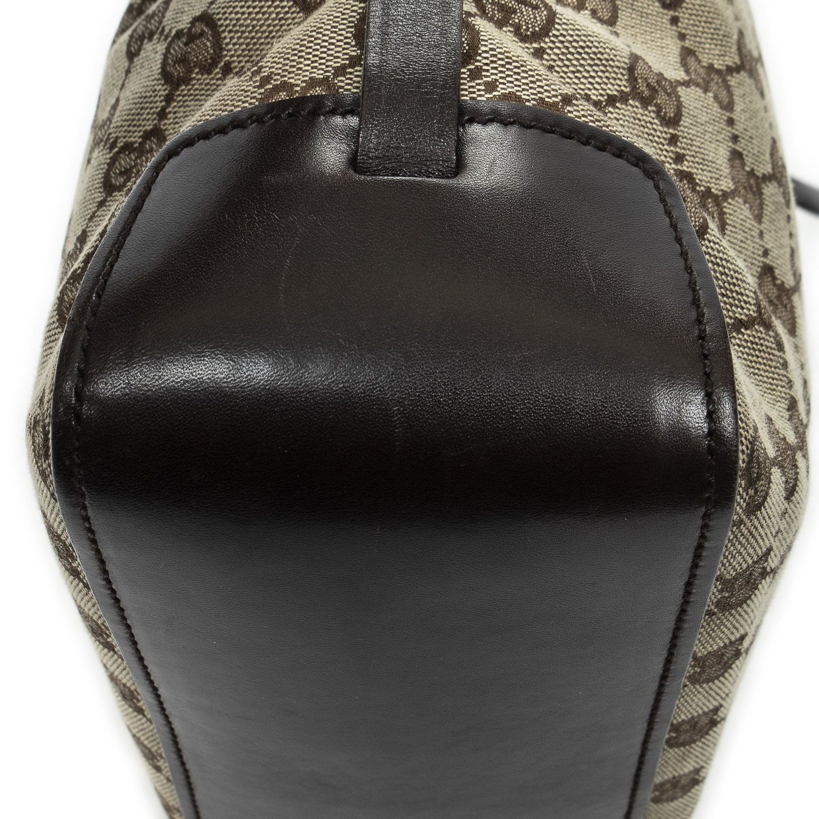 GUCCI グッチトールベルトトートベージュ|ブラウンGGキャンバスA