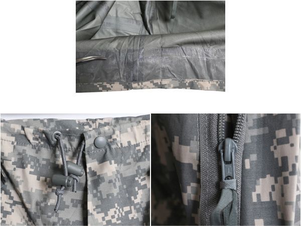 【お得なクーポン配布中!】 デッドストック 08年製 米軍実物 US ARMY デジタル カモ オーバー パンツ LARGE LONG / ECWCS ゴアテックス ACU カーゴ 軍物 マルチカラー