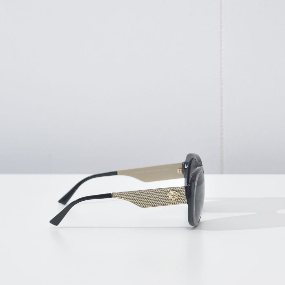 ヴェルサーチ サングラス メデューサ レディース ブラック ゴールド