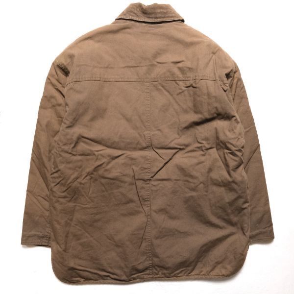 90 s 00 s Jクルー ウールライニング付き ダック ハンティングジャケット M 茶 コットンキャンバス 90年代 旧タグ J.CREW アメリカ古着 ビンテージ ヴィンテージ