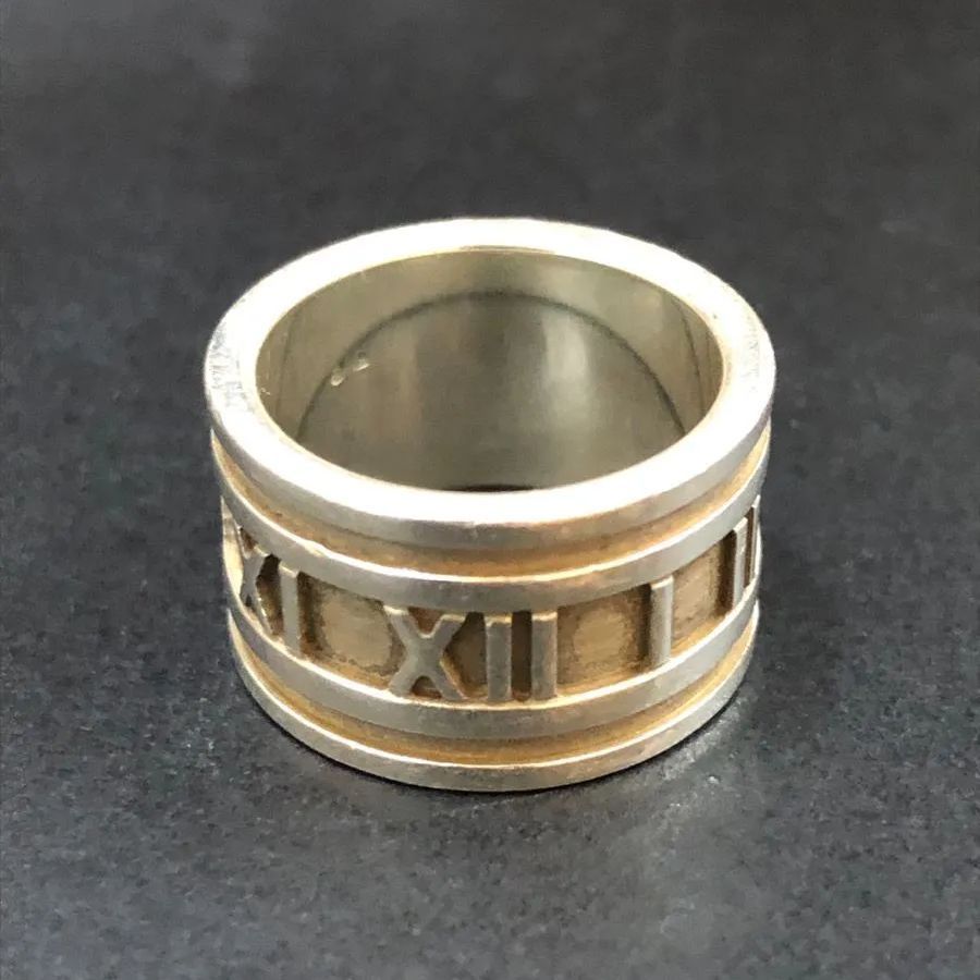 Tiffany＆Co. ティファニー アトラス ワイド リング 925 約11号