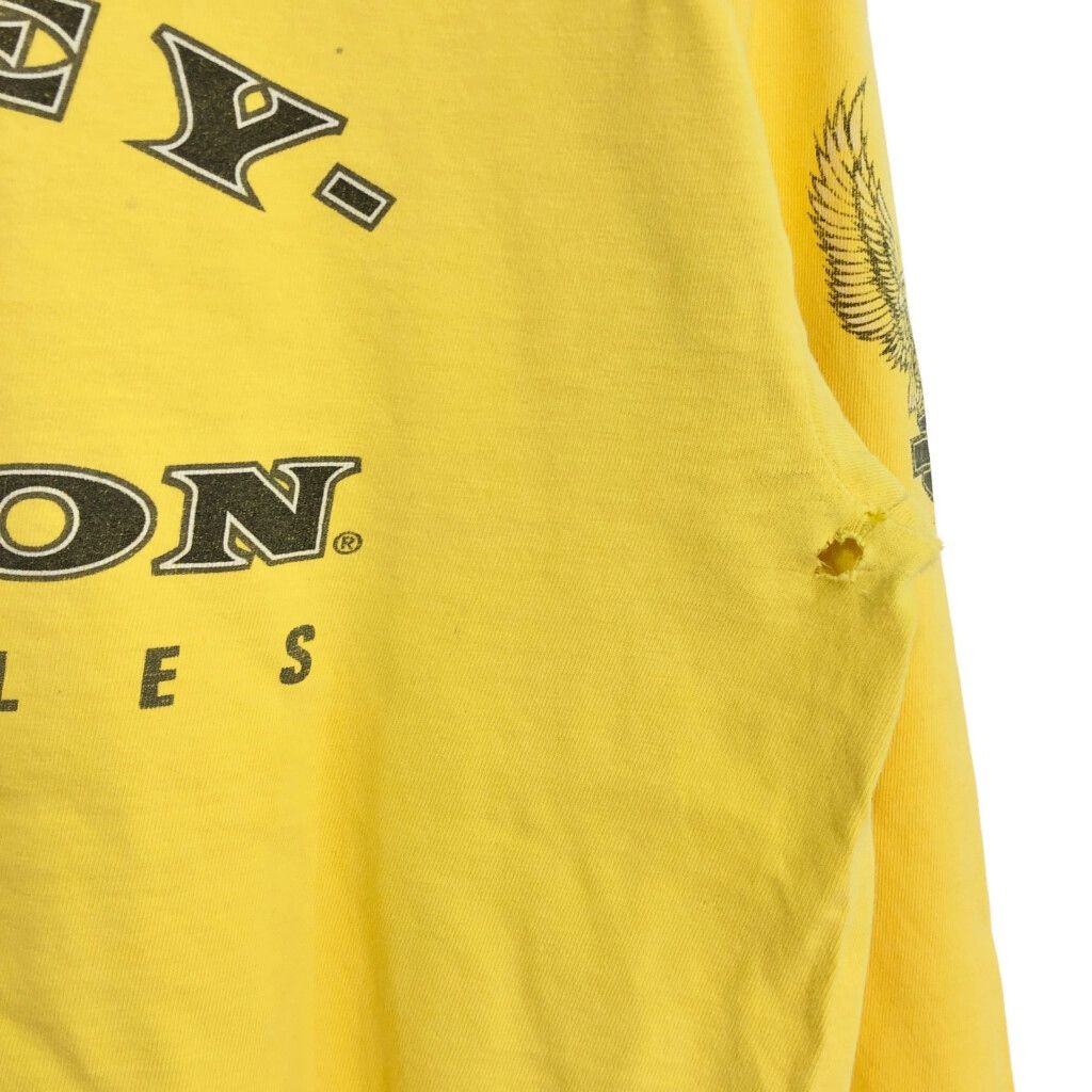 00年代 HARLEY DAVIDSON ハーレーダビッドソン 長袖Tシャツ 袖