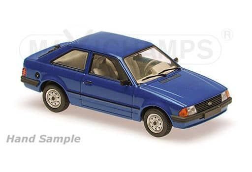 希少  マキシチャンプス1/43 フォード エスコート 1981 ブルー 希少 マキシチャンプス1/43 フォード エスコート 1981 ブルー
