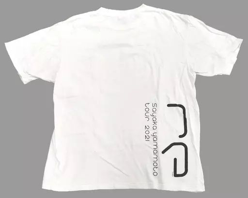 中古】衣類 山本彩 Tシャツ ホワイト XXLサイズ 「SAYAKA YAMAMOTO