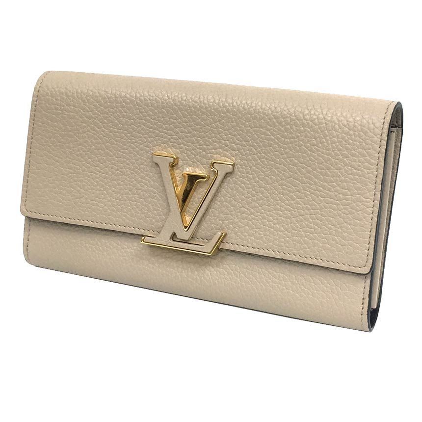 美品 LOUIS VUITTON ルイヴィトン M61249 ポルトフォイユカプシーヌ 長