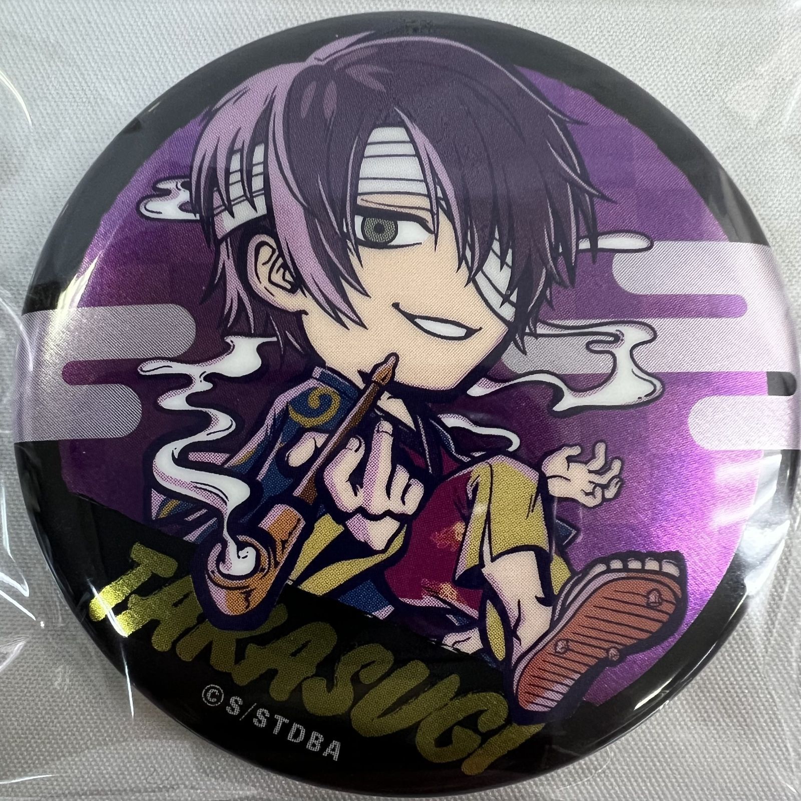 銀魂 コレクション缶バッジ 高杉晋助 大銀魂展 WJ50周年 原作絵