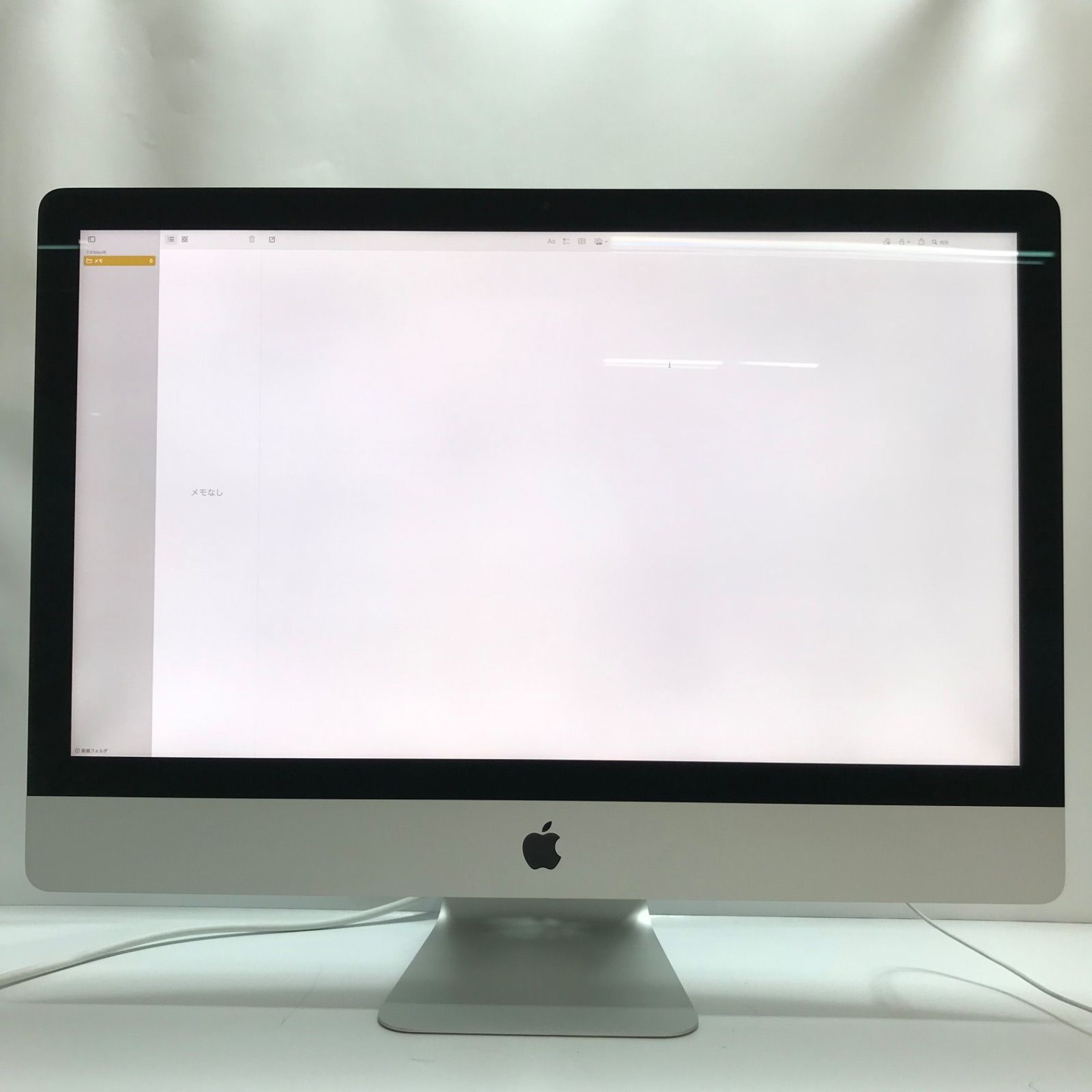 Apple iMac 27インチ 2019年モデル 5K メモリ32GB ストレージ 1TB + SSD32GB中古