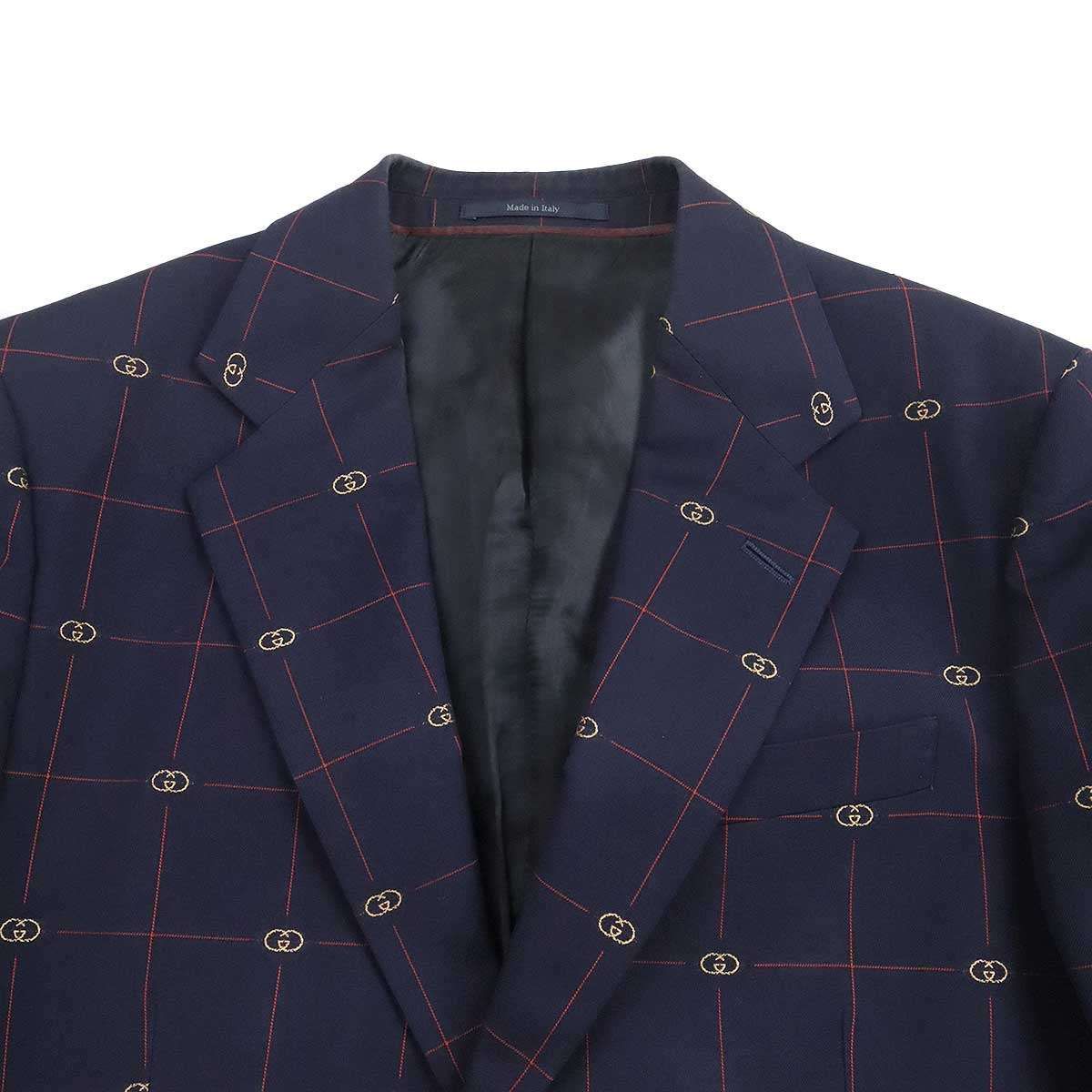 GUCCI グッチ GGチェックジャガードセットアップスーツ 645355 ZAF0S