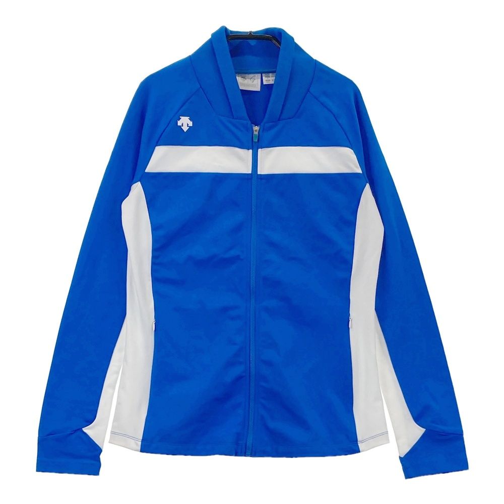 【美品】DESCENTE GOLF ジャケット M サイズ：M DESCENTE GOLF デサントゴルフ ジップジャケット ブルー系